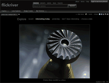 Tablet Screenshot of flickriver.com